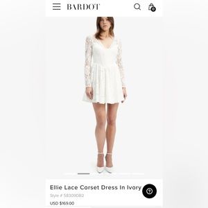 Bardot White Lace Dress
